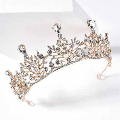Wedding Tiara Bridal Princess Crystal Rhinestones Crown - Click Image to Close